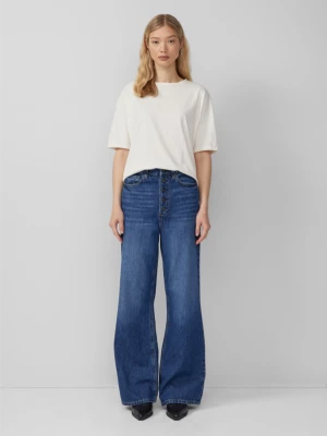Foto van product Jeans Catie / slim fit / high rise / wide leg QS blauw