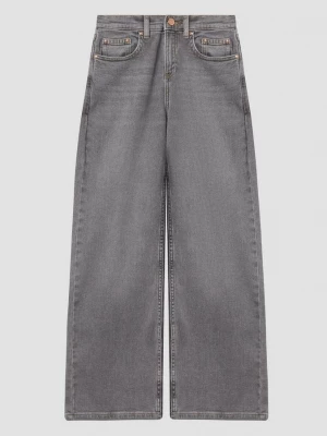 Foto van product Jeans met wijde pijpen / normale pasvorm / middelhoge taille / wijde pijpen s.Oliver grijs