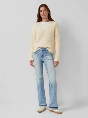Foto van product Jeans / Normale pasvorm / Halfhoog / Uitlopende pijpen / Gerafelde zoom s.Oliver blauw