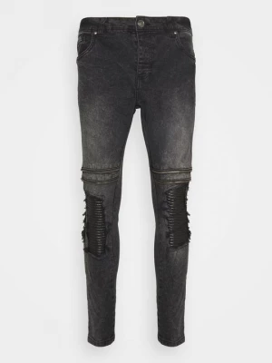 Foto van product Jeans Skinny Fit Brave Soul donkergrijs gemêleerd