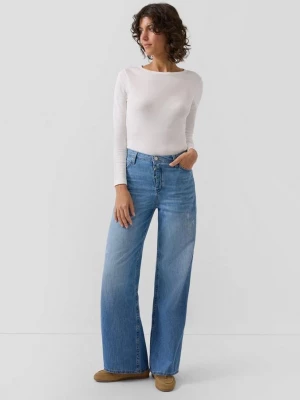 Foto van product Jeans Suri / Regular Fit / Hoog model / Wijde pijpen s.Oliver blauw