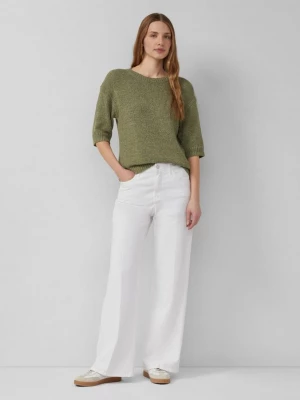 Foto van product Jeans Suri / Regular Fit / Hoog model / Wijde pijpen s.Oliver wit