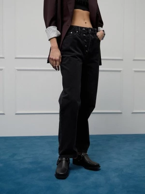 Foto van product Jeans Tapered Fit Ganni zwart