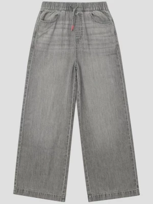 Foto van product Jeans WIDE LEG / Regular Fit / Hoog model / Wijde pijpen / Elastische tailleband s.Oliver grijs
