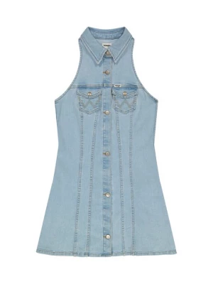 Foto van product Jeansjurken Wrangler lichtblauw denim