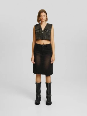 Foto van product Jeansrok Bershka bruin