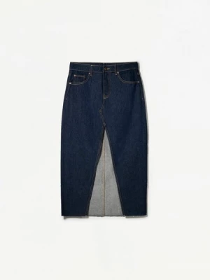Foto van product Jeansrok Bershka koningsblauw