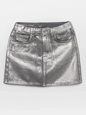 Foto van product Jeansrok Diesel zilverkleurig