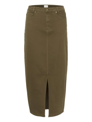 Foto van product Jeansrok My Essential Wardrobe olijfgroen