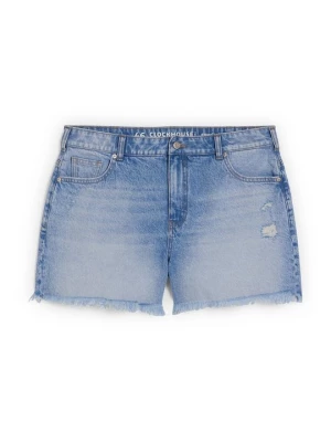 Foto van product Jeansshort CLOCKHOUSE lichtblauw denim