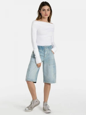 Foto van product Jeansshort Free People lichtblauw denim