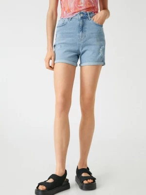 Foto van product Jeansshort KOTON lichtblauw denim