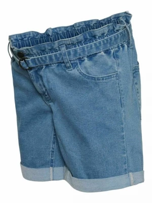 Foto van product Jeansshort Mamalicious lichtblauw denim