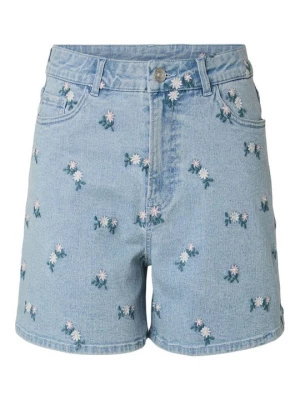 Foto van product Jeansshort Pieces lichtblauw