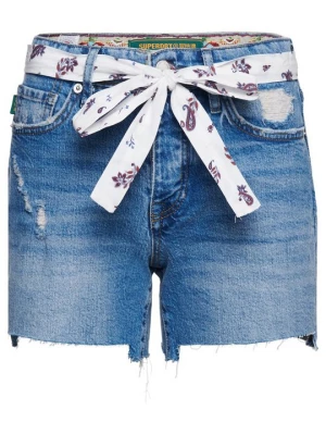 Foto van product Jeansshort Superdry gemêleerd donkerblauw