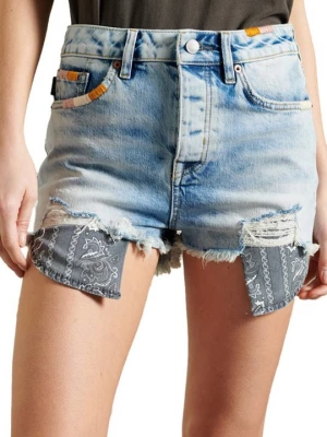 Foto van product Jeansshort Superdry lichtblauw
