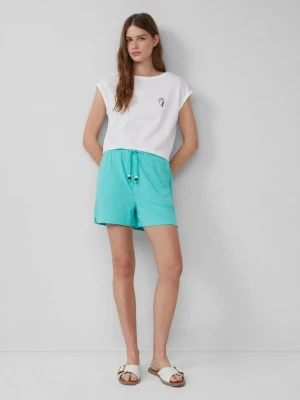 Foto van product Jersey shorts met elastische tailleband en decoratieve kralen s.Oliver