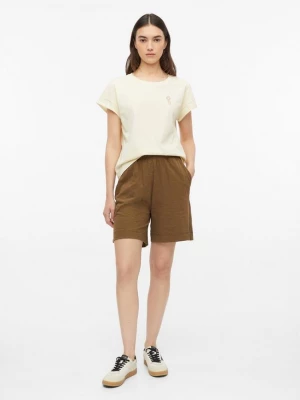 Foto van product Jersey shorts met vlamgarenstructuur s.Oliver bruin