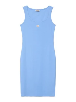 Foto van product Jerseyjurk Calvin Klein Jeans lichtblauw