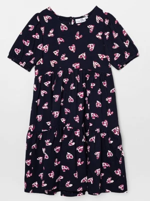 Foto van product Jerseyjurk Happy Girls donkerblauw