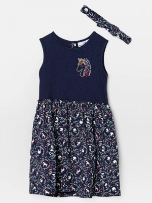 Foto van product Jerseyjurk Happy Girls donkerblauw