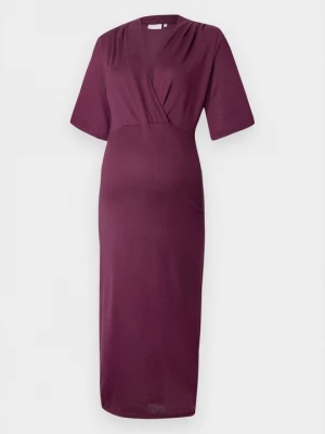 Foto van product Jerseyjurk Mamalicious bordeauxrood