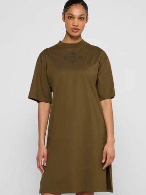 Foto van product Jerseyjurk Replay olijfgroen