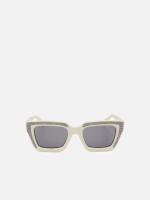 Foto van product JIMMY CHOO Zonnebril 'Jimmy Choo MEGS / S Ivory / 21 / 145 Women Sunglasses' ivoor