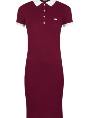 Foto van product Jimmy Sanders Jurk bordeaux / wit