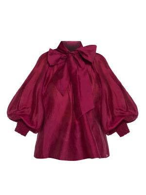 Foto van product JIORO Blouse 'BOHEMIAN' bourgogne