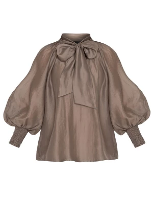 Foto van product JIORO Blouse 'ESSENTIALS' mokka