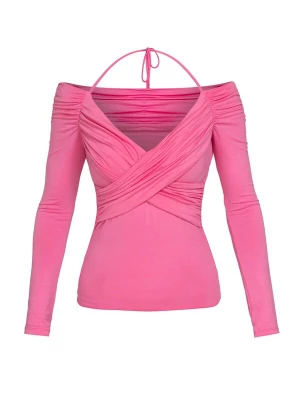 Foto van product JIORO Blouse 'ESSENTIALS' pink