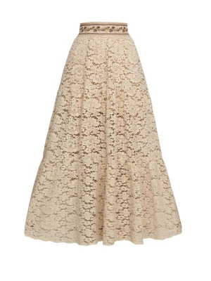 Foto van product JIORO Rok 'ESSENTIALS' beige