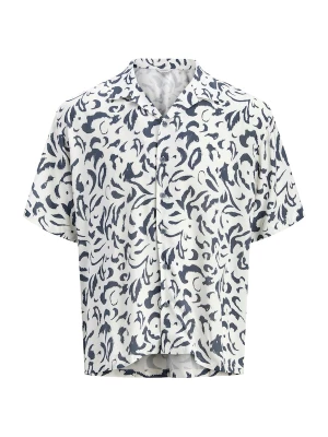 Foto van product JJ Rebel Overhemd 'JREBBLOSSOM' donkerblauw / wit