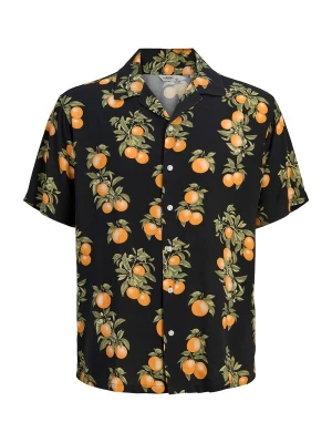 Foto van product JJ Rebel Overhemd 'JREBFRESH' olijfgroen / oranje / zwart