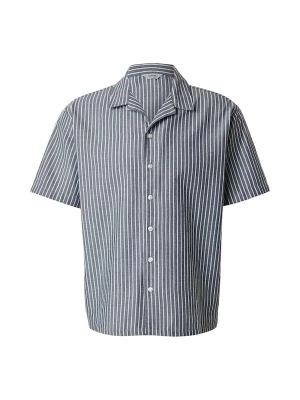 Foto van product JJ Rebel Overhemd 'JREBHAVEN' navy / wit
