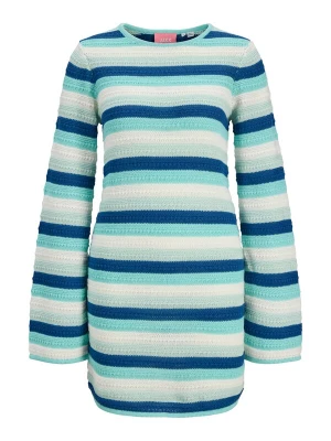 Foto van product JJXX Gebreide jurk 'JXRORY' blauw / aqua / wit