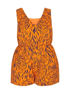Foto van product joella Jumpsuit donkerblauw / oranje