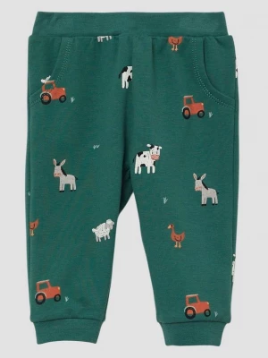 Foto van product Joggingbroek met all-over print s.Oliver groen