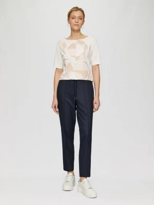 Foto van product Joggingbroek met fijne stippen en taps toelopende pijp s.Oliver blauw