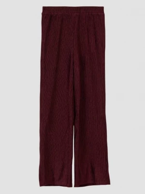 Foto van product Joggingbroek met wijde pijpen en fluweelachtige textuur s.Oliver rood