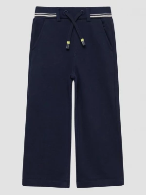 Foto van product Joggingbroek met wijde pijpen en steekzakken s.Oliver blauw
