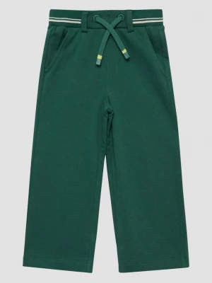 Foto van product Joggingbroek met wijde pijpen en steekzakken s.Oliver groen