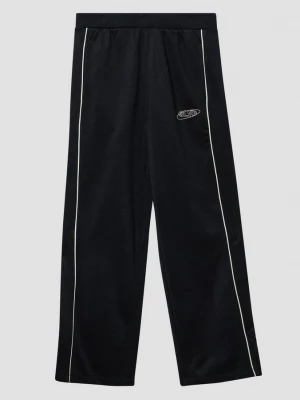 Foto van product Joggingbroek van sportieve sweatstof met wijde pijpen s.Oliver zwart