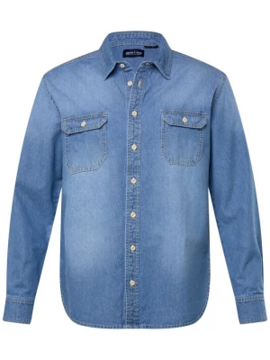 Foto van product John F. Gee Overhemd blauw denim