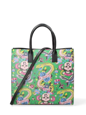 Foto van product John Richmond Shopper blauw / geel / groen / pink