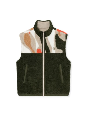Foto van product Johnny Urban Bodywarmer 'Bryson' taupe / olijfgroen / neonoranje / wit