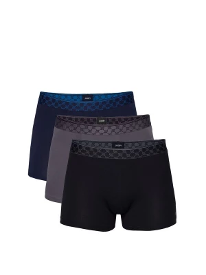 Foto van product JOOP! Boxershorts donkerblauw / grijs / zwart