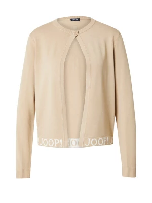 Foto van product JOOP! Gebreid vest 'Kona' lichtbruin / natuurwit