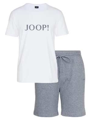 Foto van product JOOP! Pyjama kort 'Comfort' grijs / wit